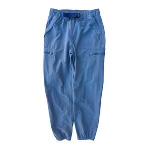 Patagonia Boys Medium (size 10)  Blue Nylon Jogger Pants Elastic Waist Outdoor